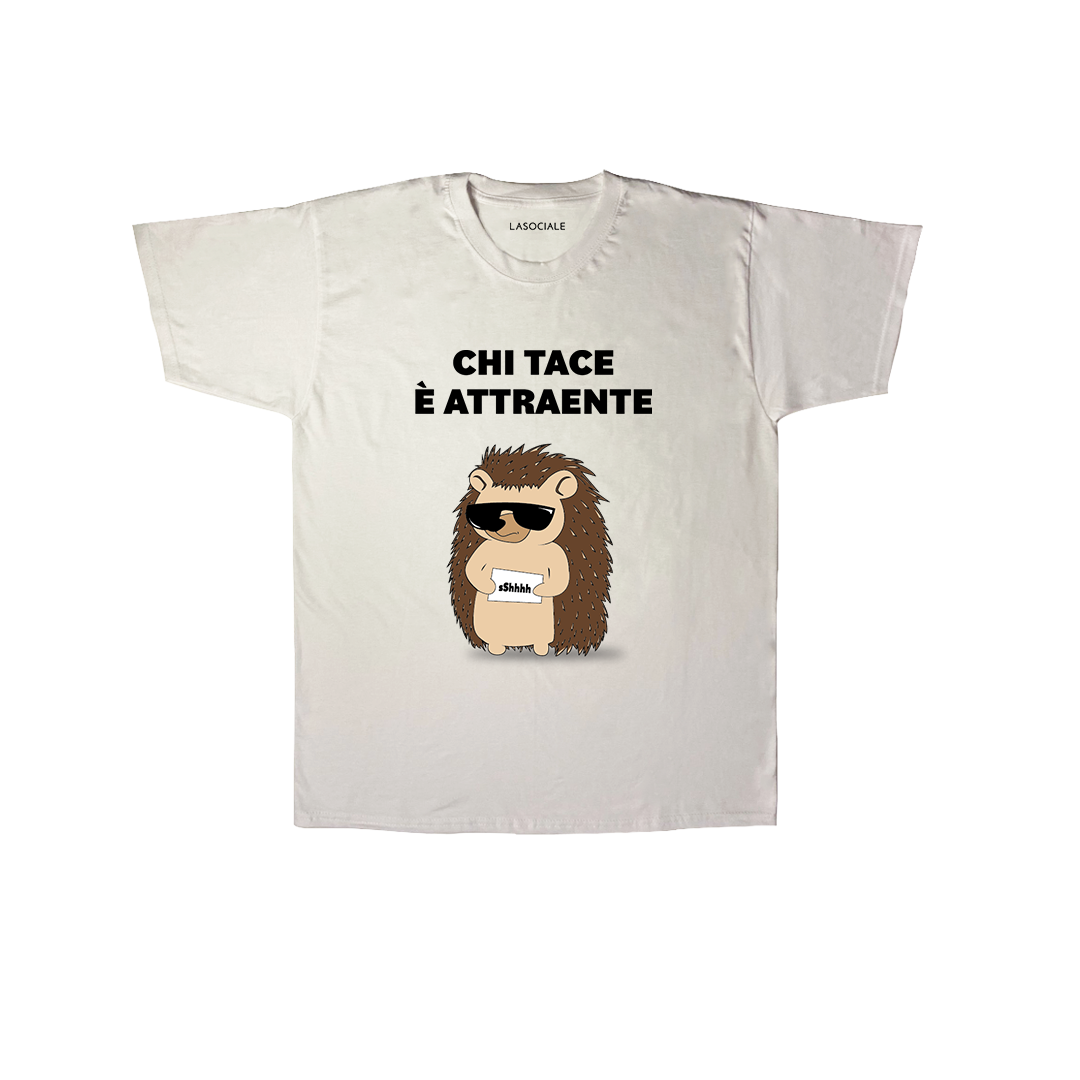 T-shirt "Chi tace è attraente"